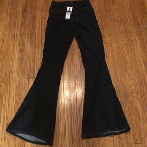 Womens high rise flare jeans